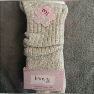 Kensie Girl Slouchy Crew Socks - 3 Pack